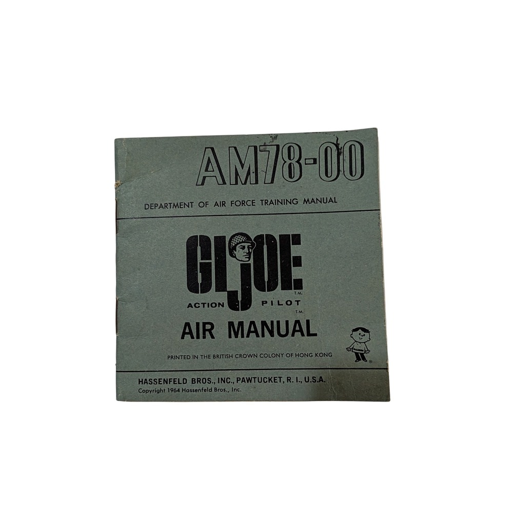 Vintage 1964 GI Joe Action Pilot Air Manual AM78-00 Training Guide Hassenfeld